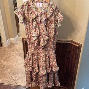 Buddy Love Floral Ruffle Dress